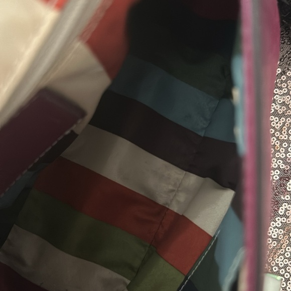 Coach Willis Purple Color Block Pink Leather 70th Anniversary Crossbody Purse - Picture 12 of 12